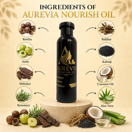 Aurevia Nourish Oil | Botanical Hair Care (150ml)